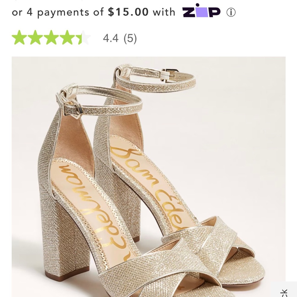 Brand new Sam Edelman YANCY ANKLE STRAP SANDAL size 7